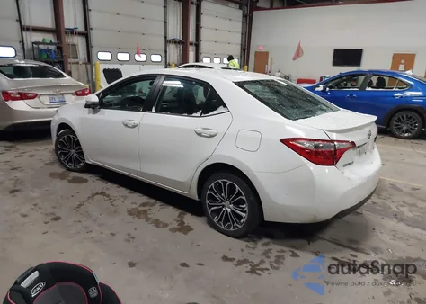 2016 Toyota Corolla S Plus z USA, uszkodzony, nr VIN 5YFBURHE9GP547480